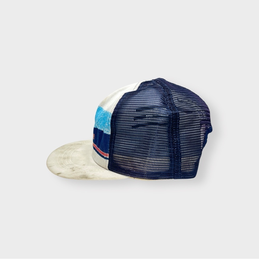 Vtg 80s 90s Utaaaaaah! Snapback Hat, Utah Ski Snow Trucker Hat, Thrashed Worn - Picture 4 of 7